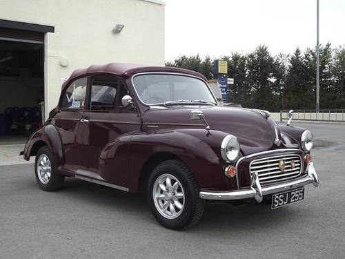 Lot 5 - A 1962 Morris Minor 1000 convertible - 05/11/17 In vendita all'asta