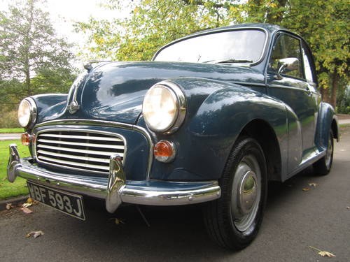 1971 MORRIS MINOR "WILFRED" 1000 2DR SALOON **SOLID THROUGHOUT** In vendita