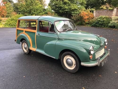 **OCTOBER AUCTION** 1967 Morris 1000 Traveller For Sale by Auction