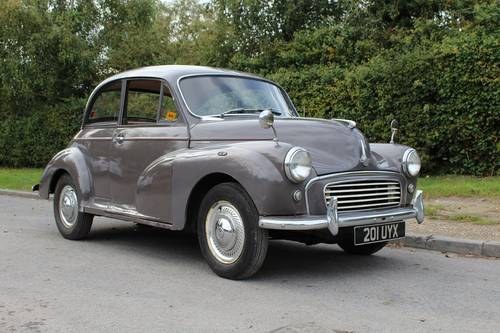 Morris Minor 1962 - To be auctioned 27-10-17 For Sale by Auction