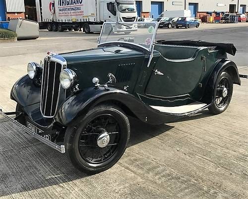 1935 Morris Eight 2 seater tourer For Sale by Auction