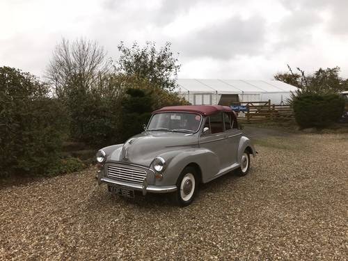 1967 Stunning Morris Minor Convertible For Sale