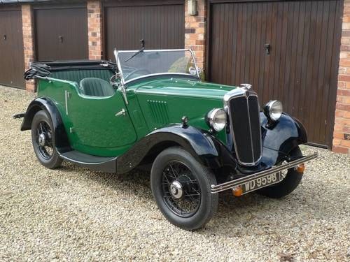 1935 Morris Eight Pre-Series 4 seat Tourer For Sale by Auction