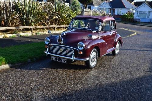 Morris Minor Convertible 1962 - To be auctioned 26-01-18 For Sale by Auction