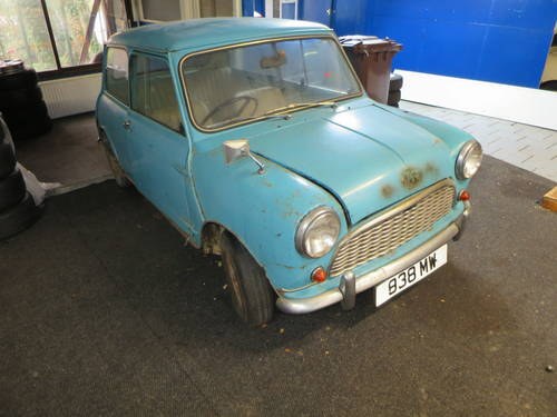 1961 MK1 Morris Mini Minor for restoration SOLD