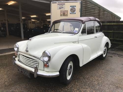 Now Reserved 1967 Morris Minor 1000 Convertible  SOLD