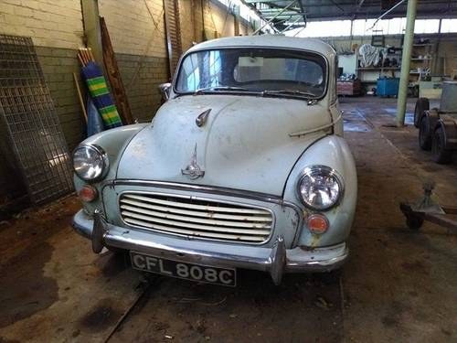 1965 Morris Minor 1000 For Sale by Auction