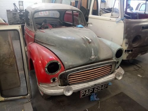 1968 Morris Minor Project For Sale