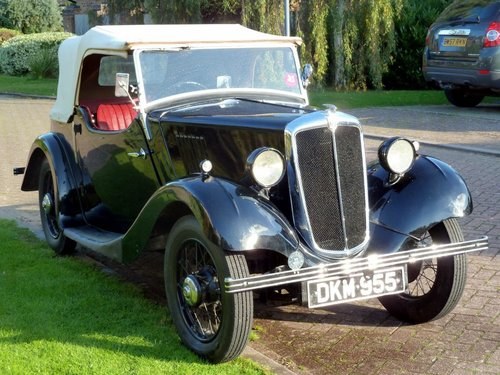 1937 MORRIS 8 SERIES ONE TWO-SEATER ROADSTER TOURER SOLD