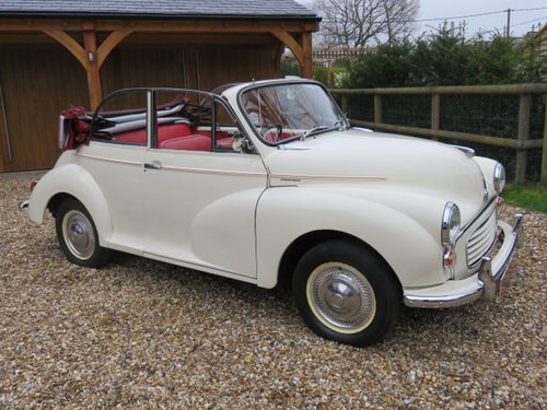 1966 Morris Minor 1000 Convertible (Card Payments Accepted) SOLD