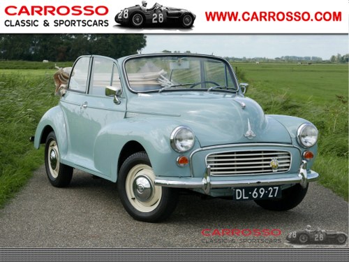 1969 Morris Minor 1000 "Tourer" Convertible in neat condition For Sale
