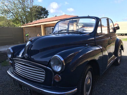 1960 Morris minor convertible - lovely condition throughout In vendita