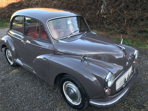 1965 Morris minor in rose taupe , simply beautiful For Sale