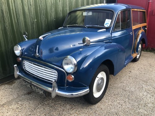 To be sold on Thursday 2nd December - 1971 Morris Minor 1000 For Sale by Auction