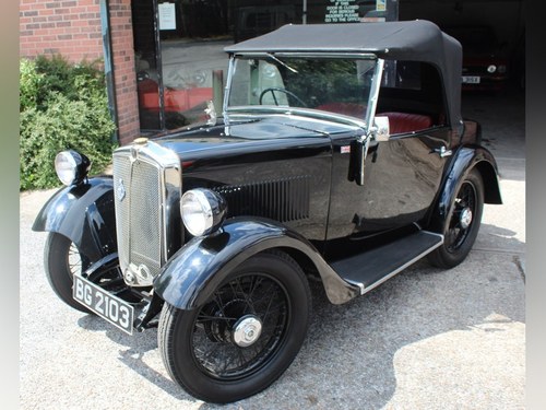 1934 Morris Minor Two Seater Tourer , Beautifully Presented SOLD