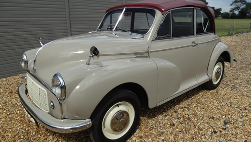 1952 (L) Morris Minor CONVERTIBLE TOURER SPLIT SCREEN VERKAUFT