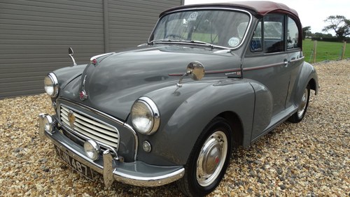 1961 (Y) Morris Minor CONVERTIBLE A vendre