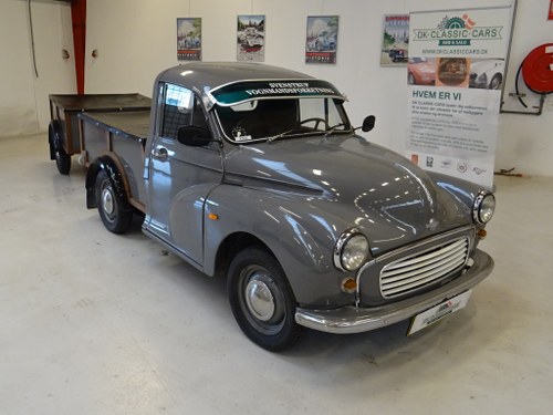1969 Morris Minor 1000 Series III Pickup with matching trail VERKAUFT