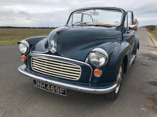 1968 Charming Morris Minor convertible MoTed and serviced In vendita