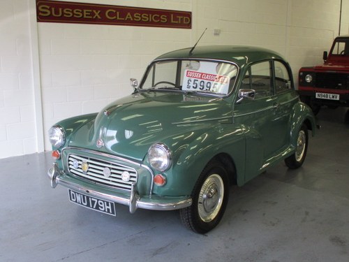 1970 Morris Minor 1000  (Debit Cards Accepted & Delivery) SOLD