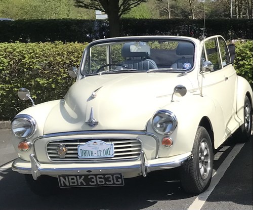1969 Morris Minor Convertible, Beautiful Condition For Sale