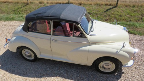 1957 Morris MINOR 1000 FACTORY CONVERTIBLE WITH AN UNLEADED For Sale