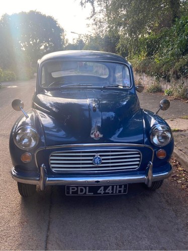 1970 Morris Minor 1000 12/10/2022 For Sale by Auction