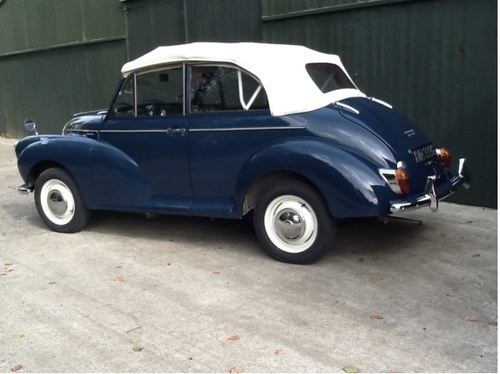 1969 A stunning blue Minor convertible for Christmas? For Sale