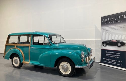 1971 Morris Minor Traveller. Resto by Charles Ware. RESERVED SOLD