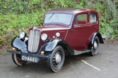 Morris Eight Saloon of 1937 - SO544 For Sale