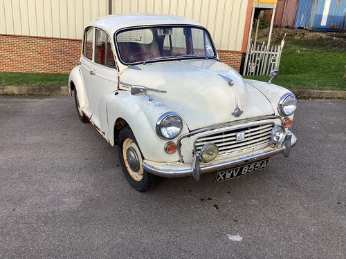 1952 Morris Minor 1000 For Restoration SOLD