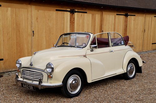 Morris Minor Convertible 1962.    Delightful example For Sale