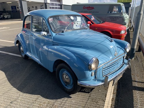 1958 Morris Minor 1000 Body shell solid, Runs & drives For Sale
