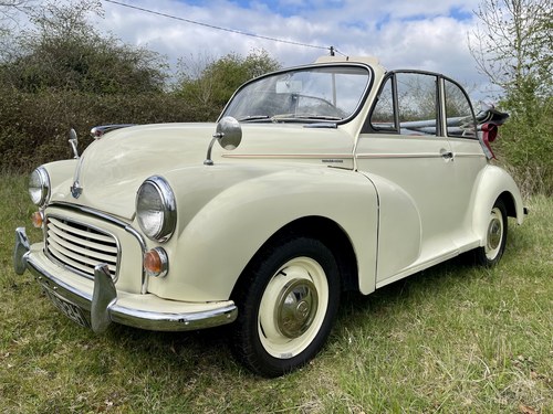 1969 Morris Minor 1000 Convertible-restored factory tourer VERKAUFT