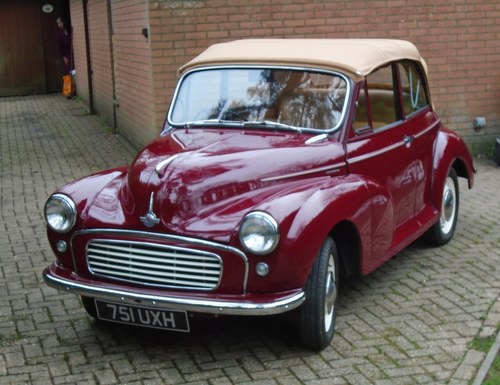 1963 MORRIS 1000 TOURER - FOR AUCTION 13TH APRIL 2024 À venda em leilão