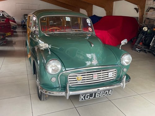 1963 Morris Traveller. First owner for 50 years. Delightful. VENDU