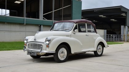 Morris Minor 1000 Convertible with 5 Speed gearbox . Lovely!