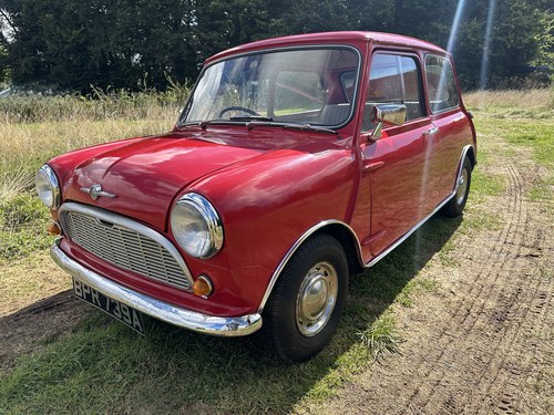1963 Morris Mini Minor 850cc MK1, floor start, wand gearbox VERKAUFT