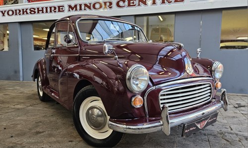1969 Maroon B Morris Minor 2 door, lovely car! For Sale