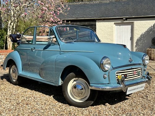 1961 Morris Minor convertible SOLD