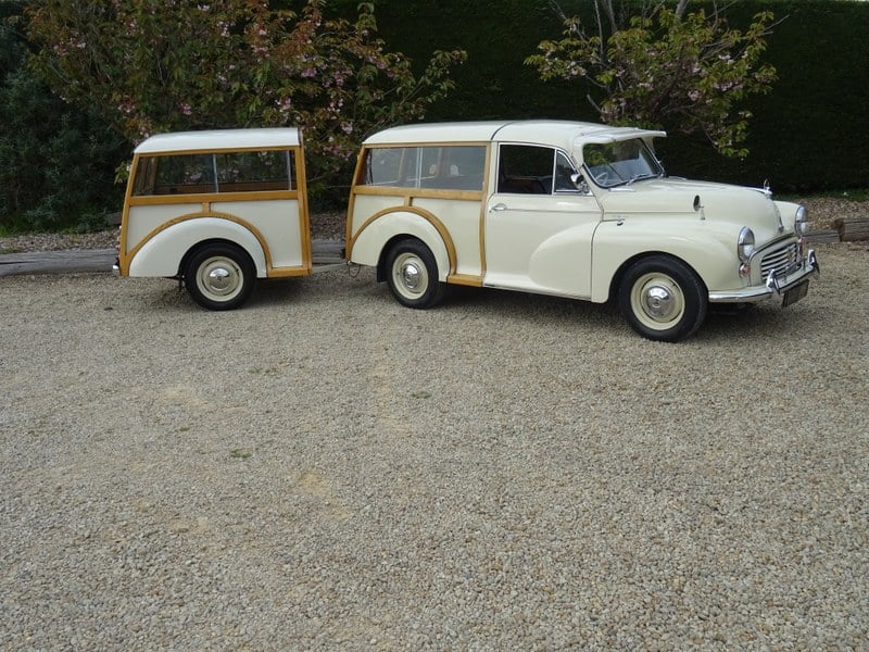 Rapid Classics: Eine Suche. Alle Oldtimer. 26 » Rapid Classics: Eine Suche. Alle Oldtimer. Morris Minor Traveller – Upgraded, Matching Trailer