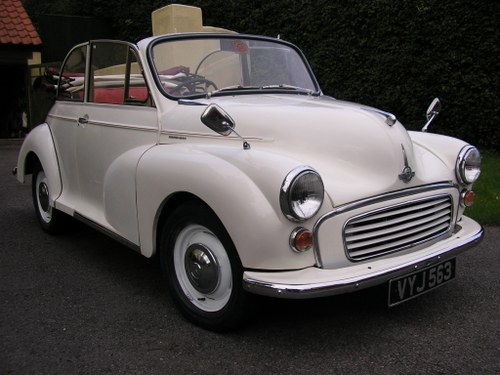 1963 Morris Minor 1000 Factory Convertible