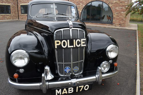 1953 MORRIS SIX GENUINE POLICE CAR - ONLY ONE LEFT WORLDWIDE SOLD