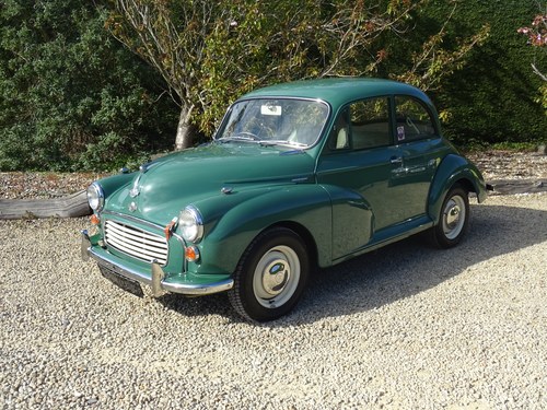 1967 Morris Minor 1000 — Upgraded With Period Modifications VERKOCHT