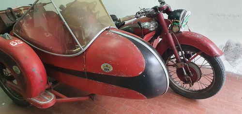 1948 MOTO GUZZI GTV SIDECAR SOLD