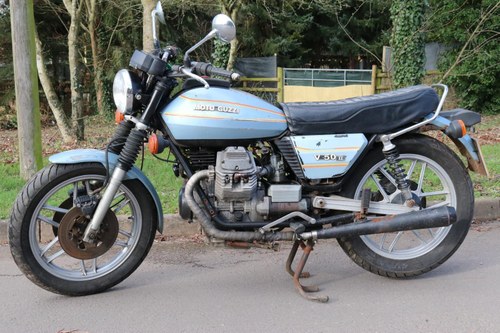 Moto Guzzi V50 V 50 1980 UK Bike runs and rides. Taken in PX VERKAUFT
