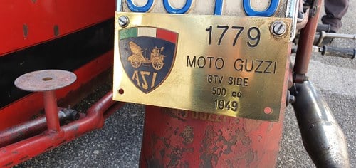 1949 Moto Guzzi GTV SIDECAR - 8