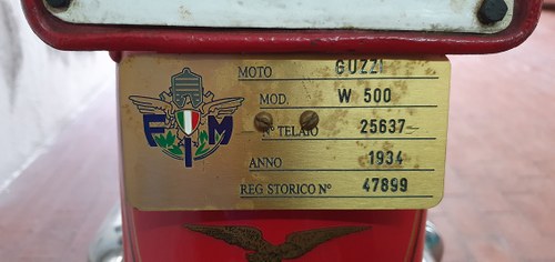 1934 Moto Guzzi W 500 BITUBO - 6