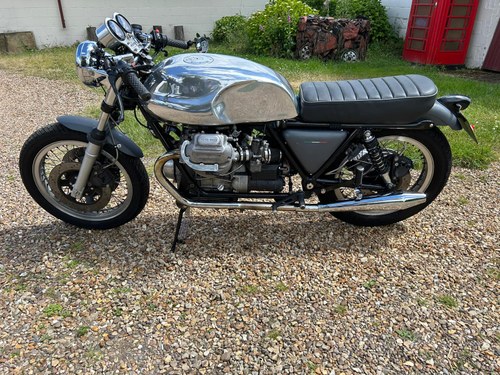 1980 Moto Guzzi 1000cc V Twin Cafe Racer , 6000 miles VERKAUFT