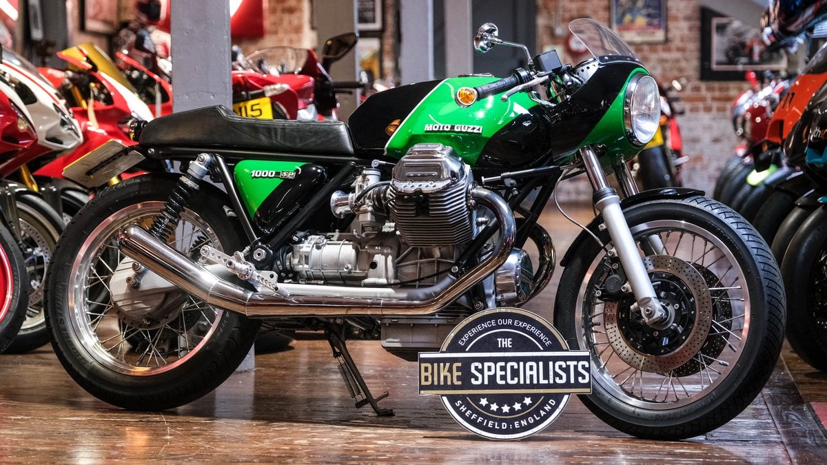 Moto Guzzi Cafe Racer Pezzi Motor Arranque Moto Guzzi V7 Café